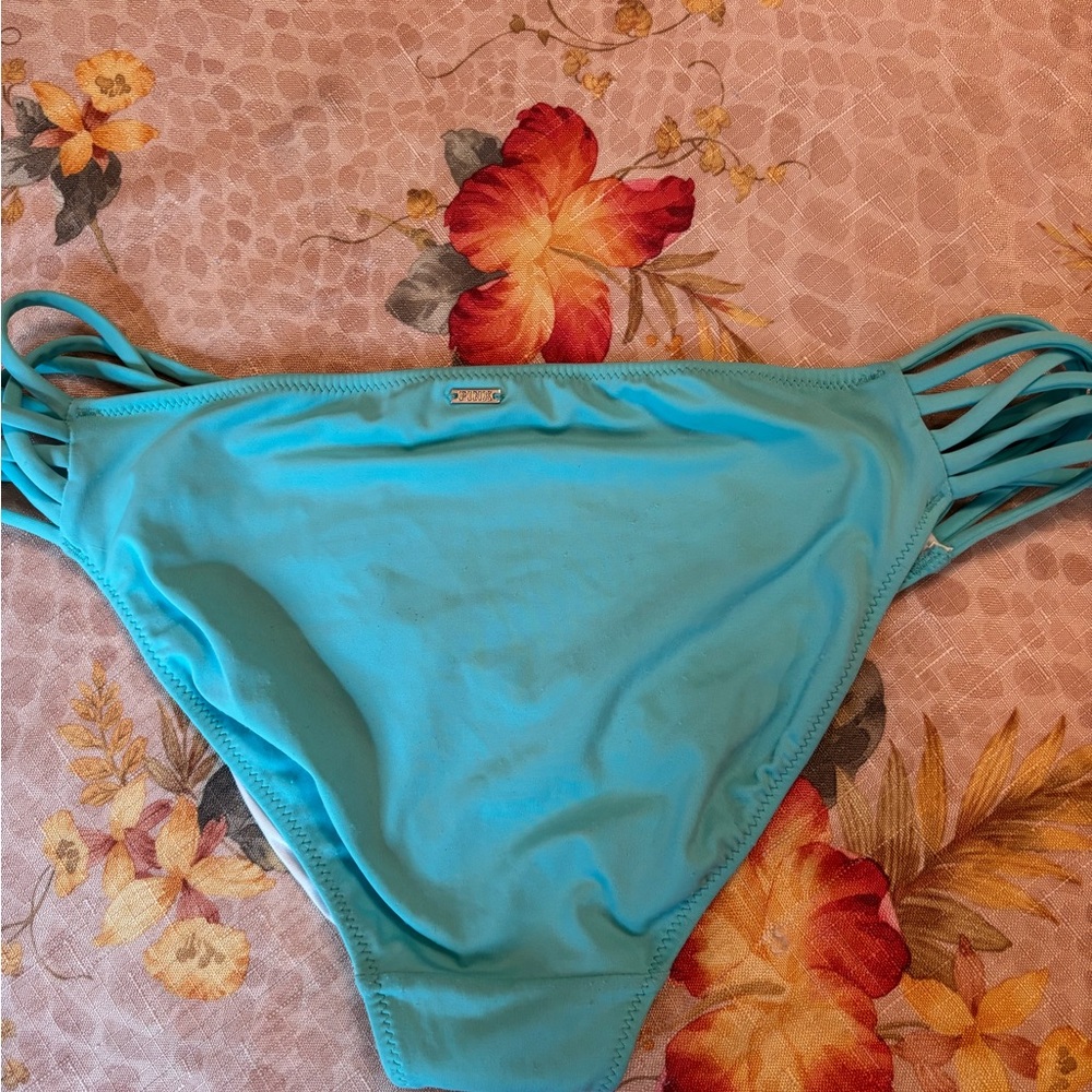 PINK Victoria's Secret Turquoise Bikini Bottom